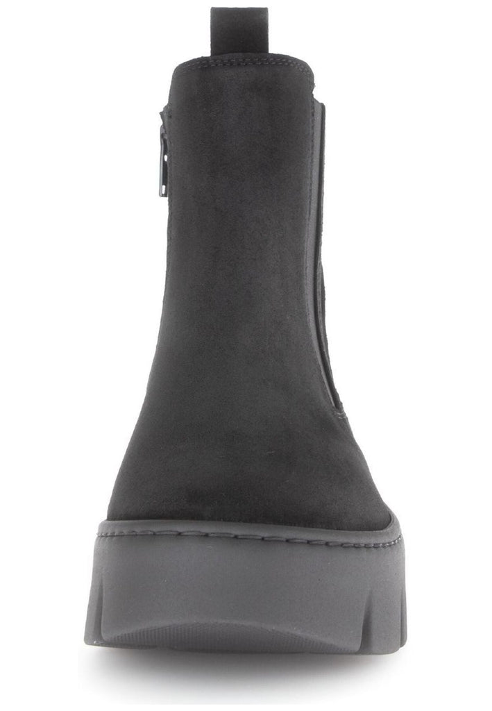 Gabor Stiefelette Veloursleder Schwarz