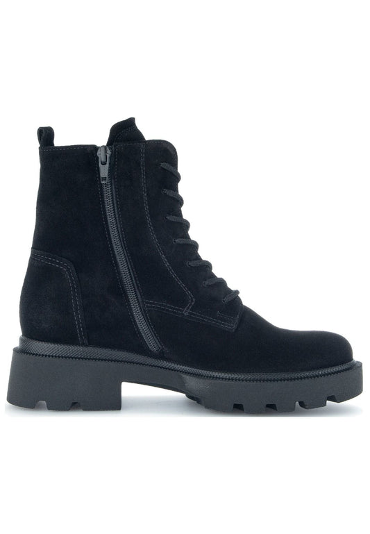 Gabor Stiefelette Veloursleder Schwarz