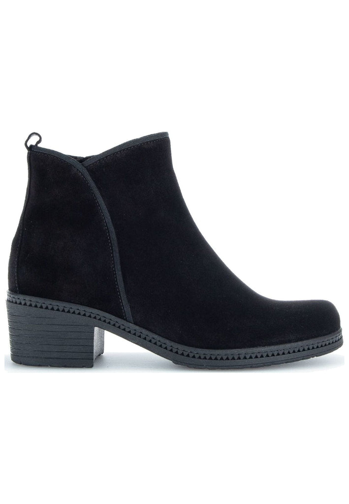 Gabor Stiefelette Veloursleder Schwarz