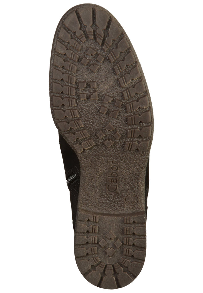 Gabor Stiefelette Veloursleder Schwarz