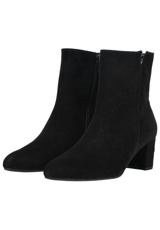 Gabor Stiefelette Veloursleder Schwarz