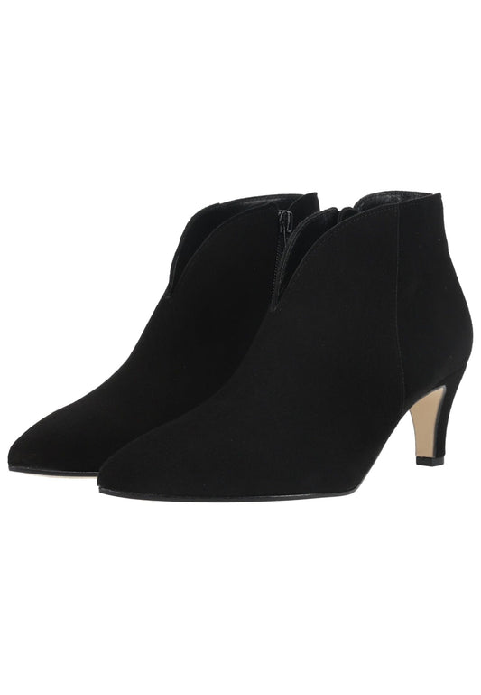 Gabor Stiefelette Veloursleder Schwarz