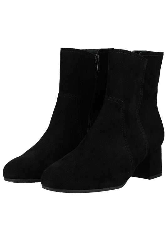 Gabor Stiefelette Veloursleder Schwarz