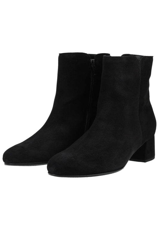 Gabor Stiefelette Veloursleder Schwarz