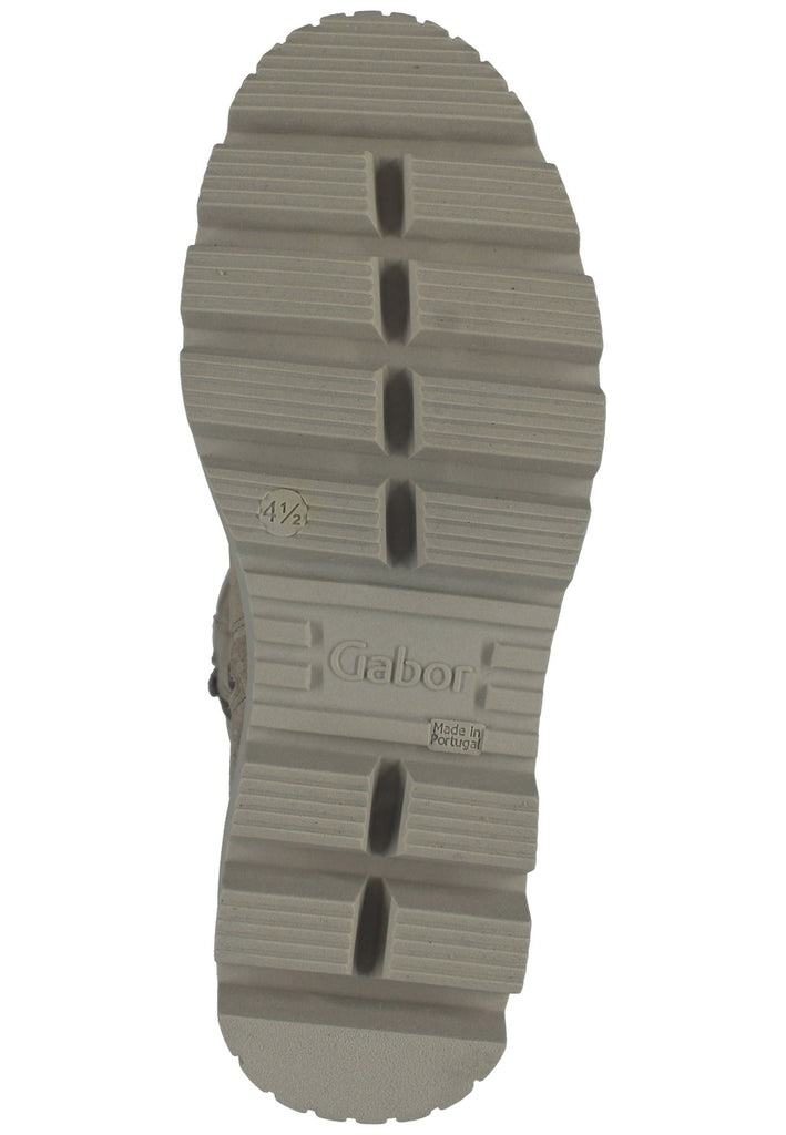 Gabor Stiefelette Veloursleder/Textil Beige