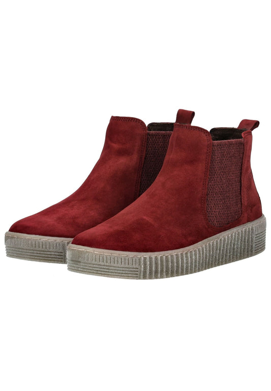 Gabor Stiefelette Veloursleder/Textil Bordeaux