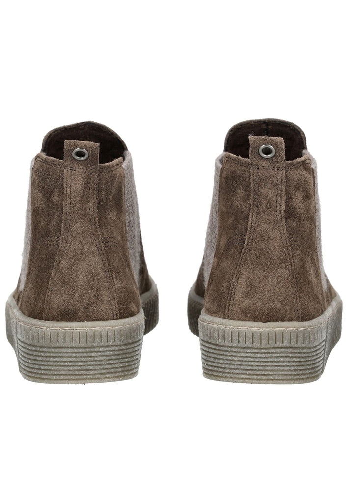 Gabor Stiefelette Veloursleder/Textil Braun/Grau