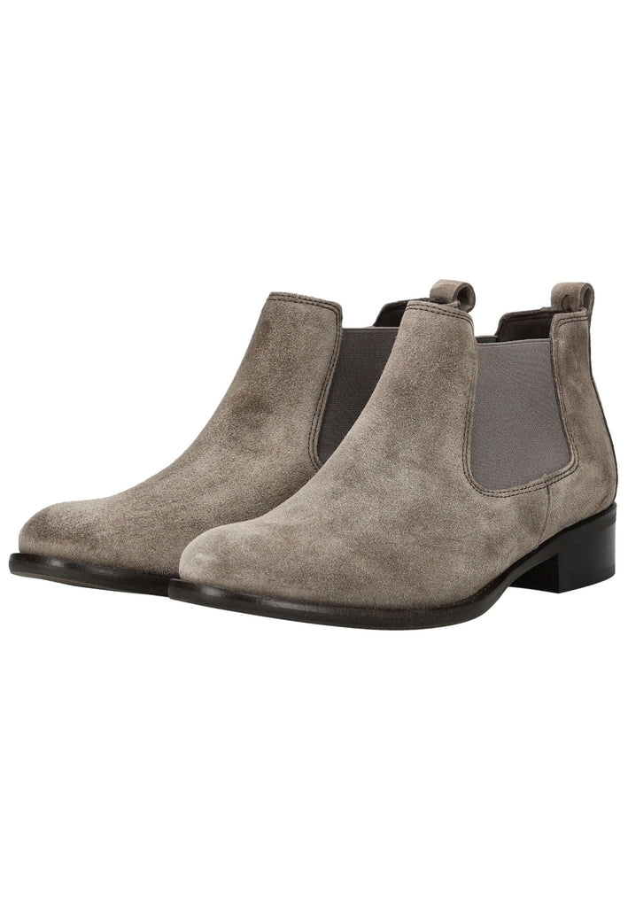 Gabor Stiefelette Veloursleder/Textil Braun/Grau