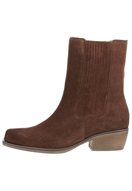 Gabor Stiefelette Veloursleder/Textil Cacao