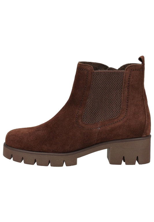 Gabor Stiefelette Veloursleder/Textil Cacao Warmfutter