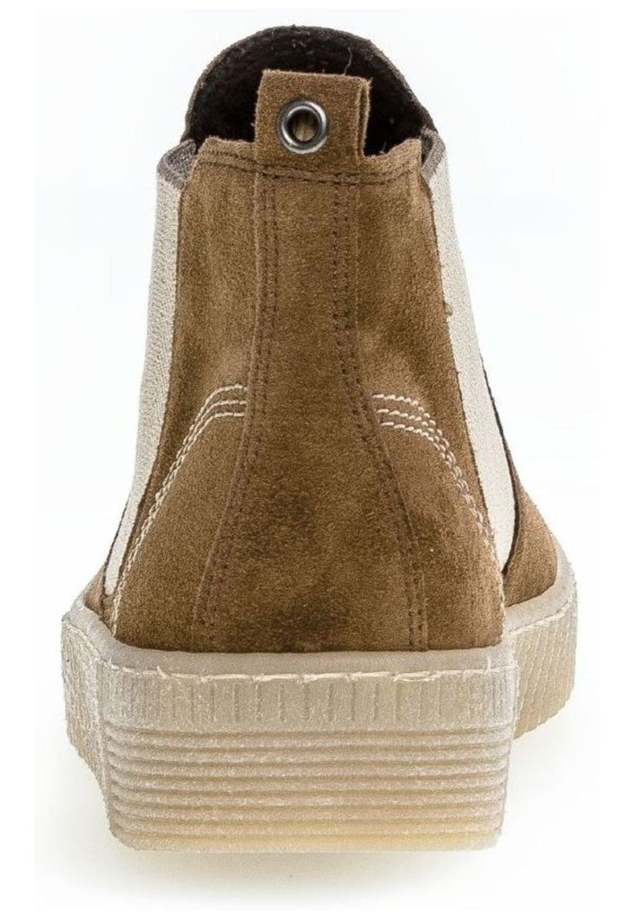 Gabor Stiefelette Veloursleder/Textil Cognac