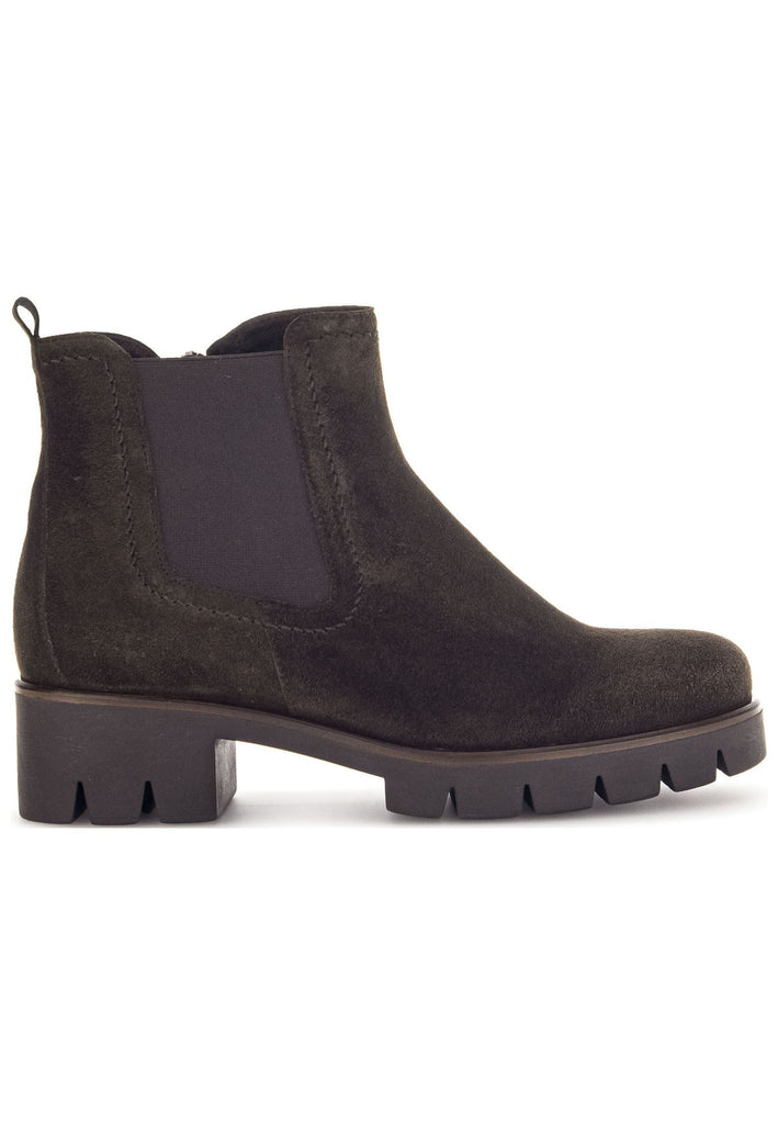 Gabor Stiefelette Veloursleder/Textil Dunkelbraun