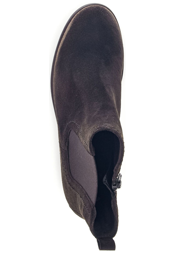 Gabor Stiefelette Veloursleder/Textil Dunkelbraun