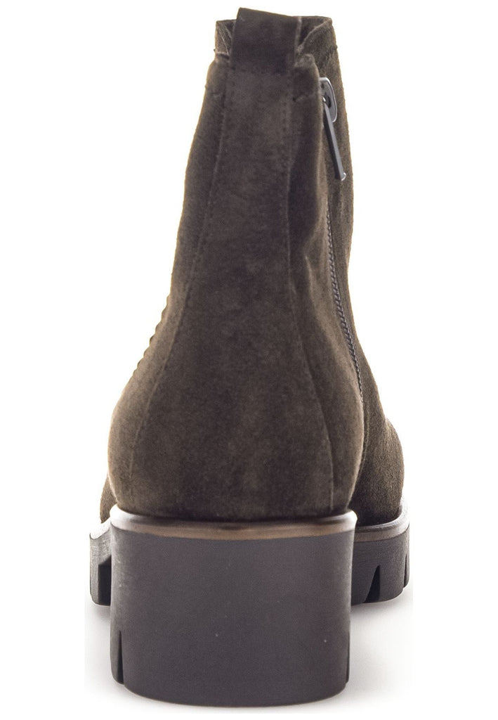 Gabor Stiefelette Veloursleder/Textil Dunkelbraun