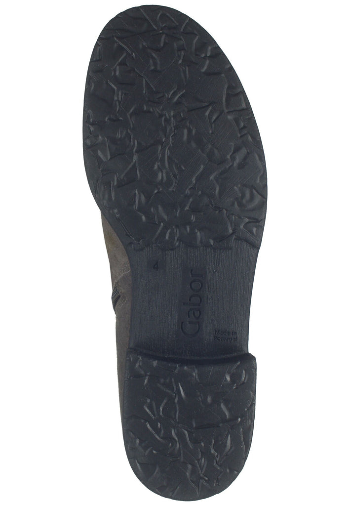 Gabor Stiefelette Veloursleder/Textil Dunkelgrau Warmfutter