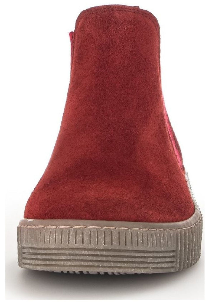 Gabor Stiefelette Veloursleder/Textil Dunkelrot