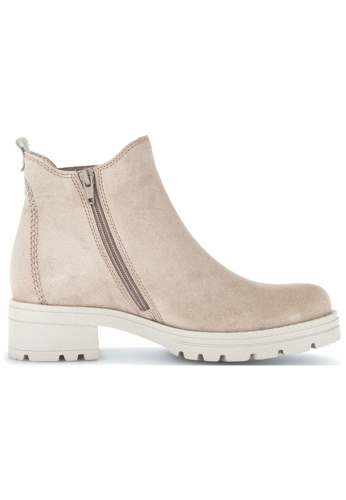 Gabor Stiefelette Veloursleder/Textil Kiesel