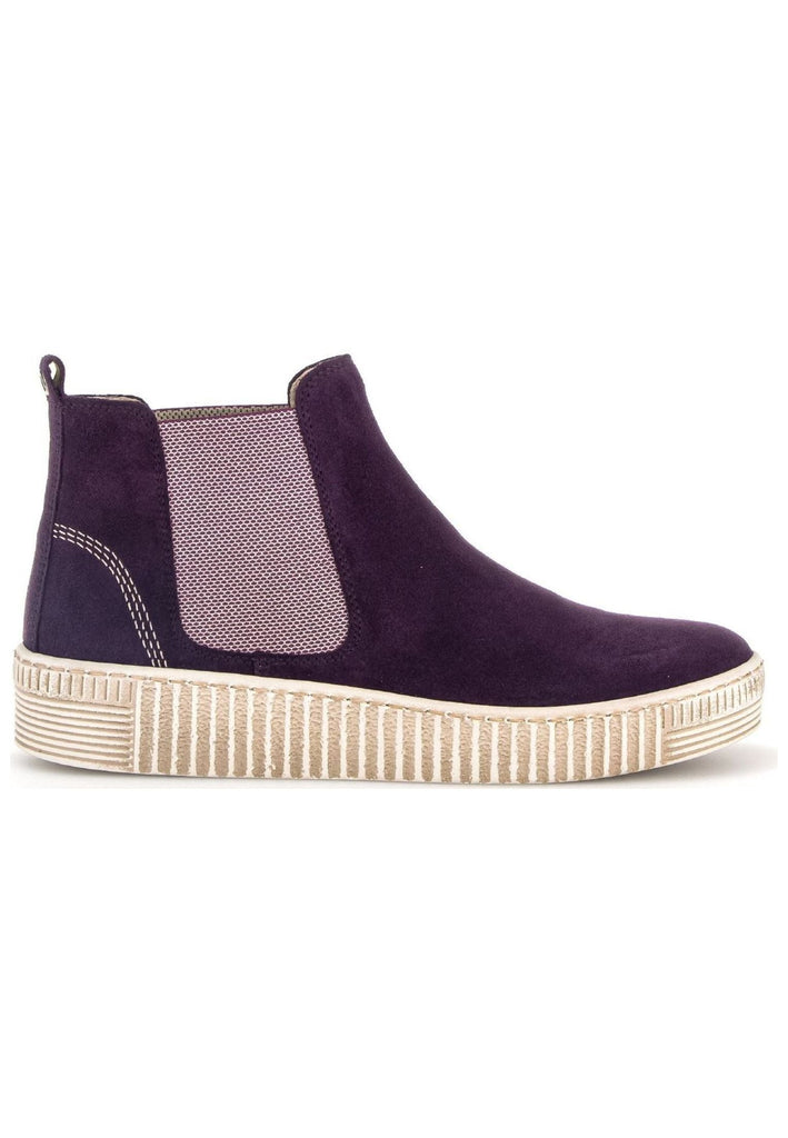 Gabor Stiefelette Veloursleder/Textil Lila