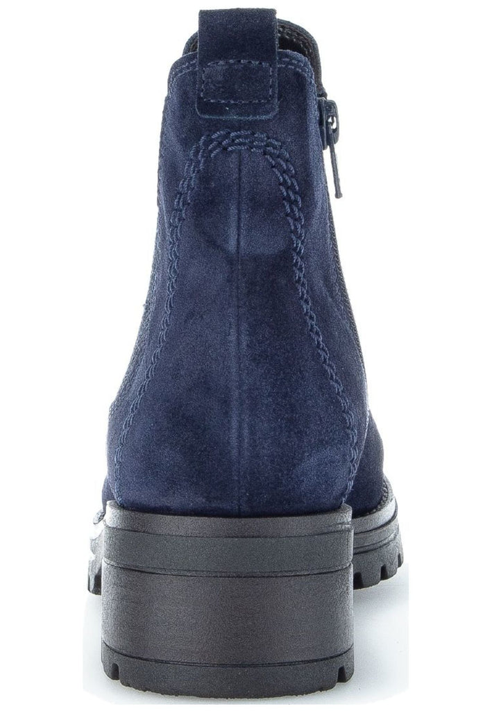 Gabor Stiefelette Veloursleder/Textil Marine