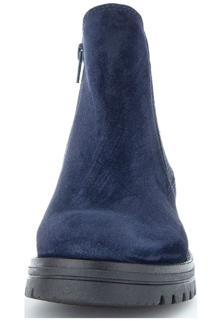 Gabor Stiefelette Veloursleder/Textil Marine