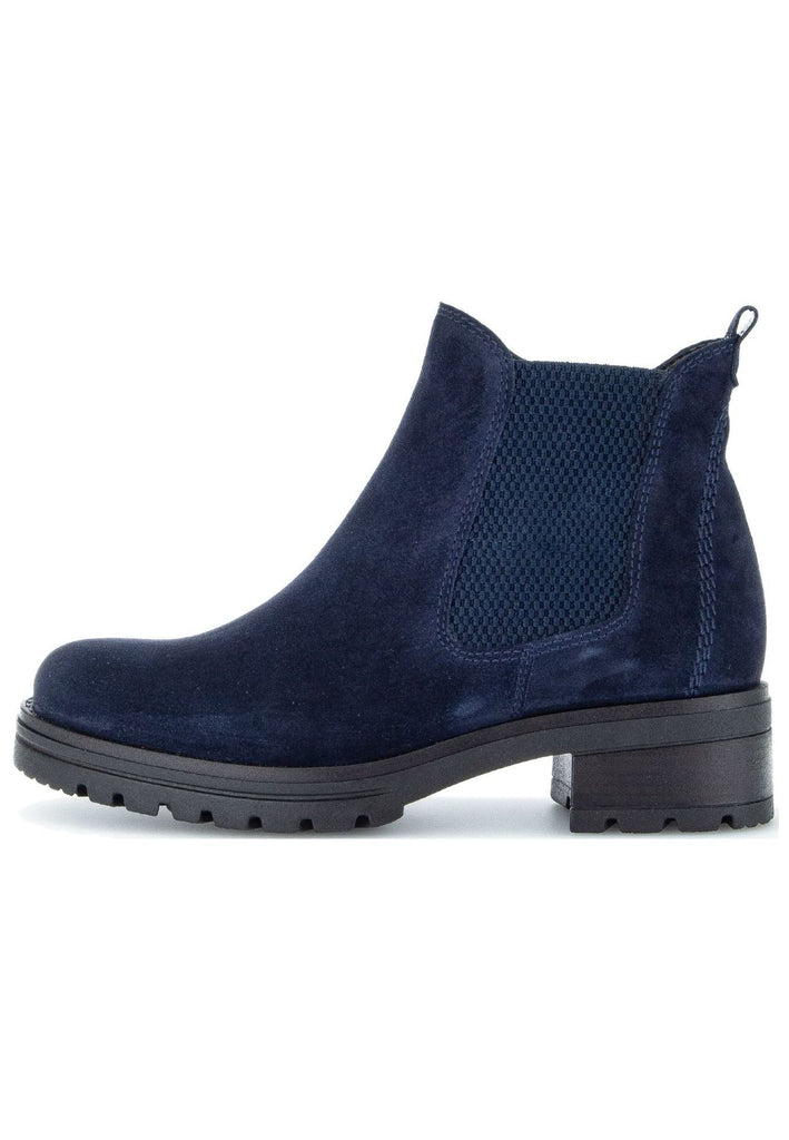 Gabor Stiefelette Veloursleder/Textil Marine