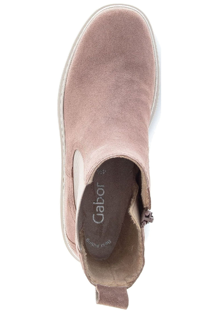 Gabor Stiefelette Veloursleder/Textil Rose