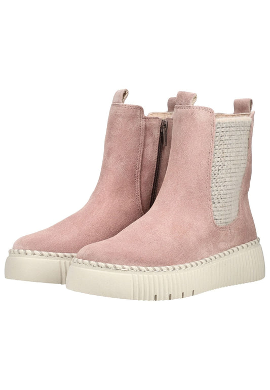 Gabor Stiefelette Veloursleder/Textil Rose