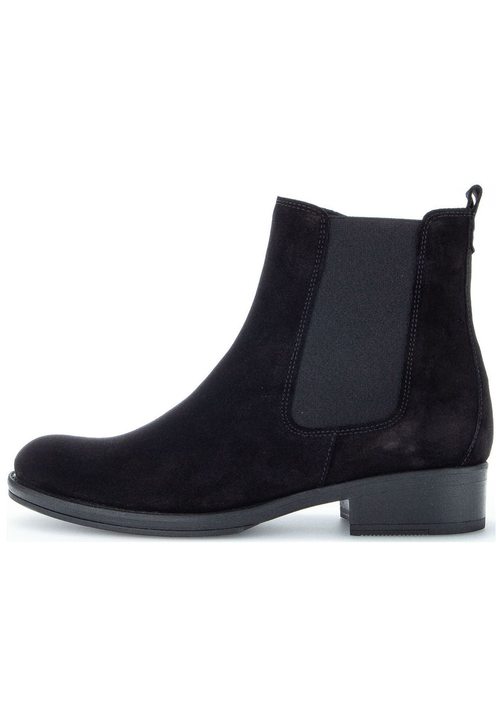 Gabor Stiefelette Veloursleder/Textil Schwarz