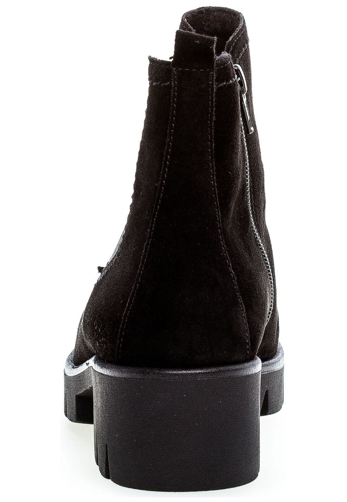 Gabor Stiefelette Veloursleder/Textil Schwarz