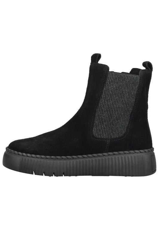 Gabor Stiefelette Veloursleder/Textil Schwarz