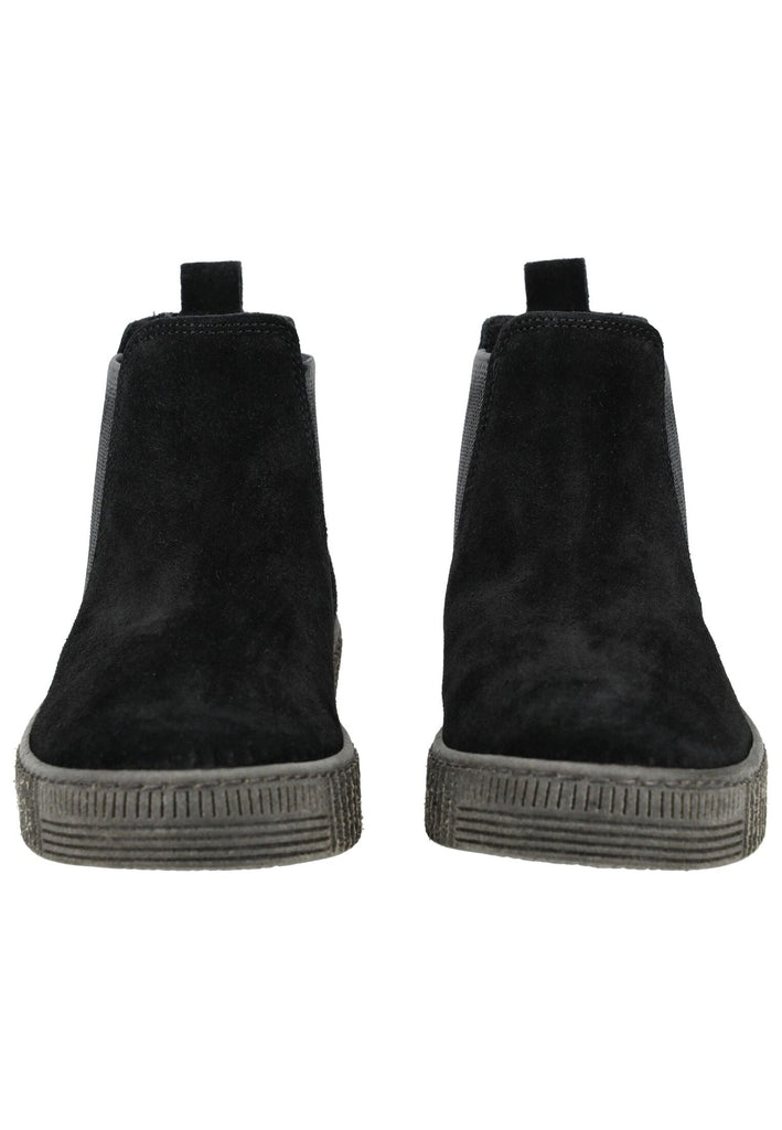 Gabor Stiefelette Veloursleder/Textil Schwarz/Grau