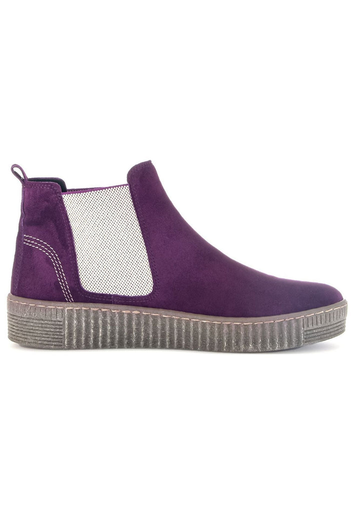 Gabor Stiefelette Veloursleder/Textil Violett