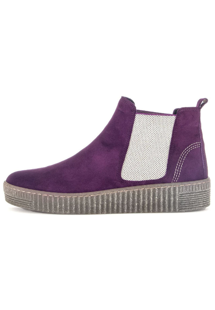 Gabor Stiefelette Veloursleder/Textil Violett
