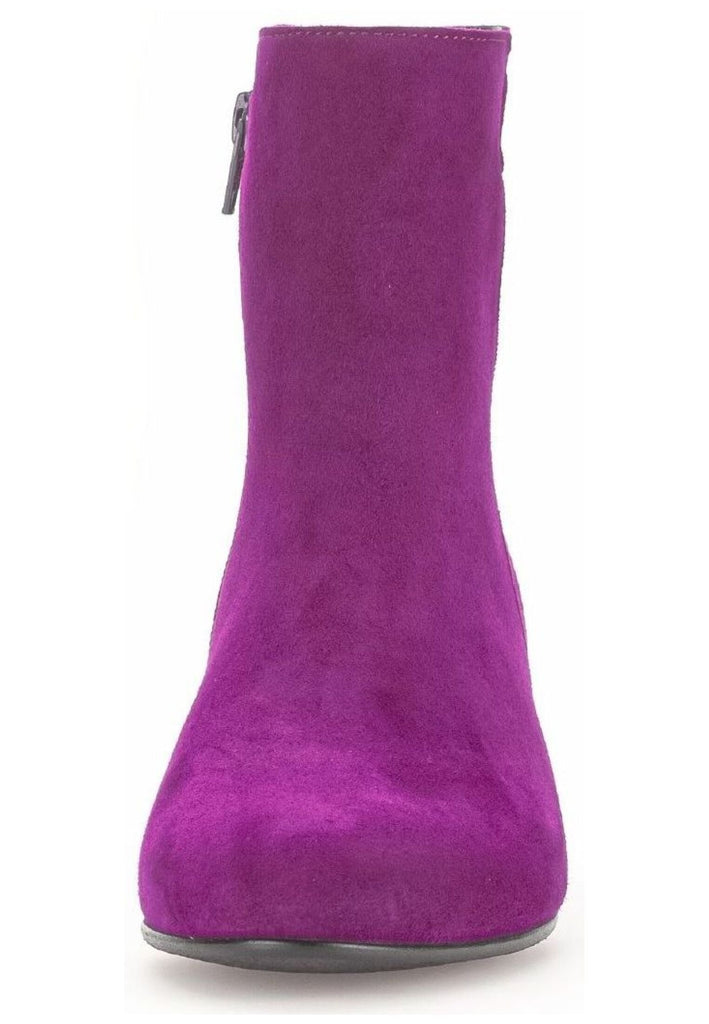 Gabor Stiefelette Veloursleder Violett