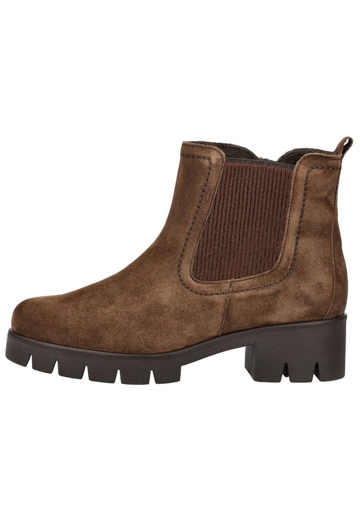 Gabor Stiefelette Veloursleder Whisky
