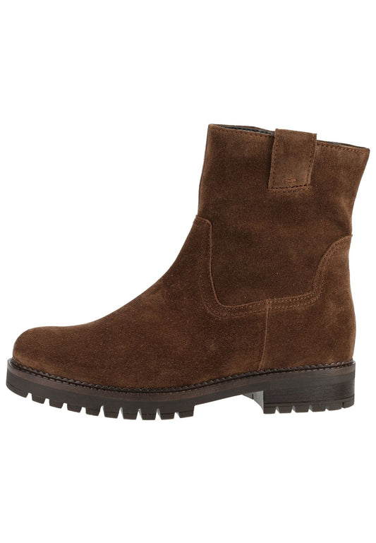 Gabor Stiefelette Veloursleder Whisky