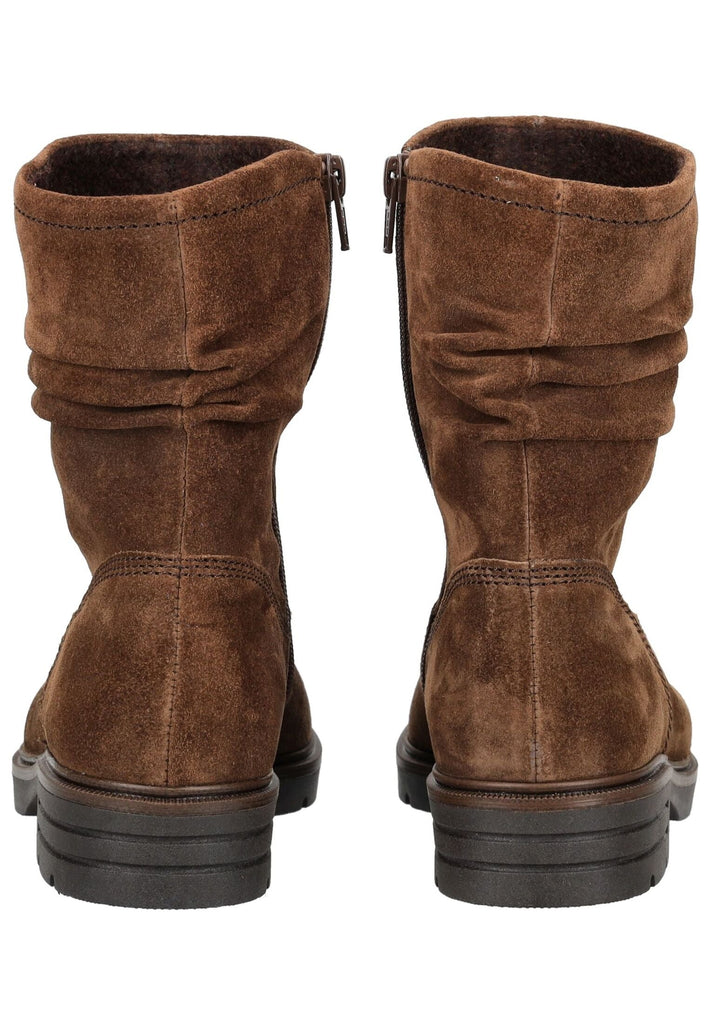 Gabor Stiefelette Veloursleder Whisky Warmfutter