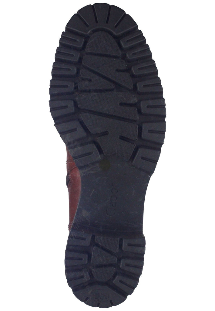 Stiefeletten Gabor Stiefelette Glattleder Dunkelbraun