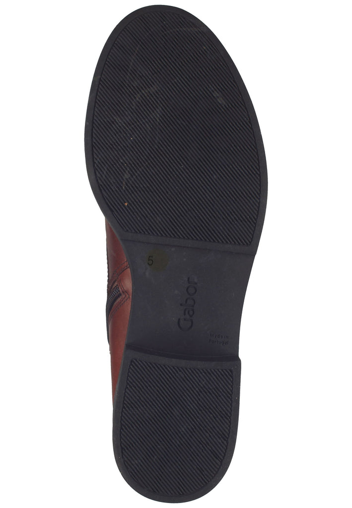 Stiefeletten Gabor Stiefelette Glattleder Dunkelbraun