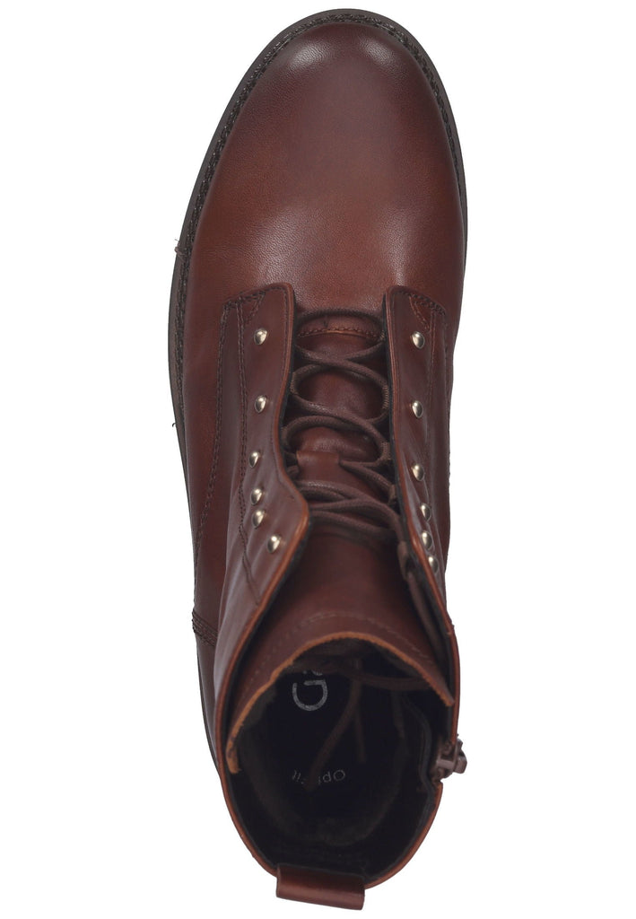 Stiefeletten Gabor Stiefelette Glattleder Dunkelbraun