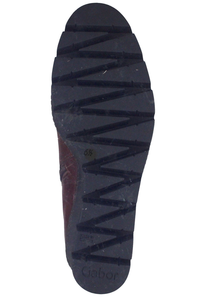 Stiefeletten Gabor Stiefelette Glattleder Dunkelbraun