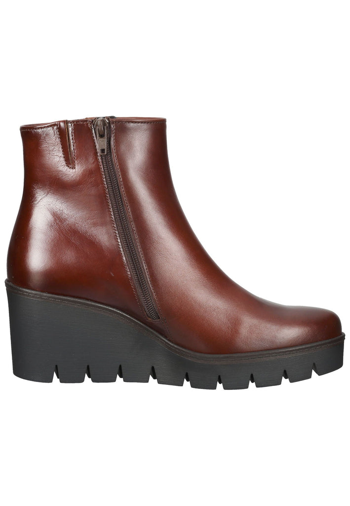 Stiefeletten Gabor Stiefelette Glattleder Dunkelbraun