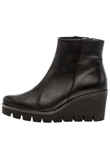 Stiefeletten Gabor Stiefelette Glattleder Schwarz