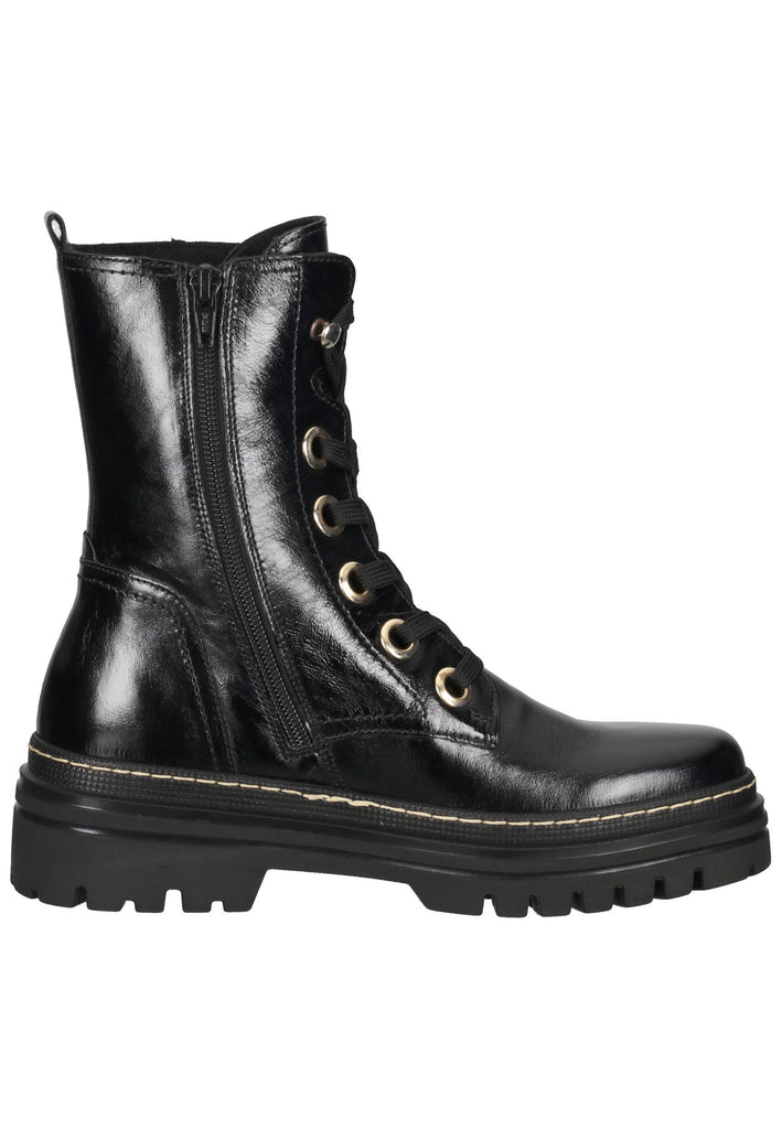 Stiefeletten Gabor Stiefelette Glattleder Schwarz