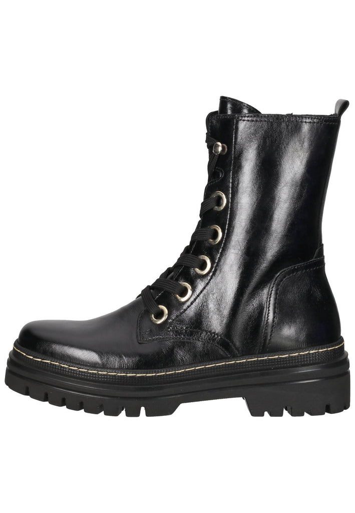 Stiefeletten Gabor Stiefelette Glattleder Schwarz