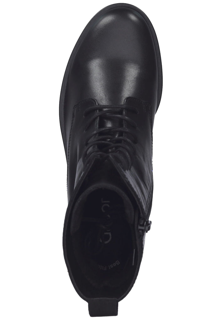 Stiefeletten Gabor Stiefelette Glattleder Schwarz