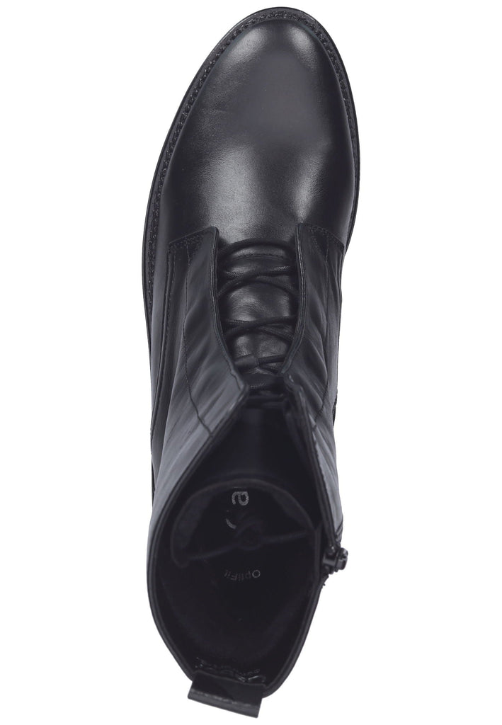 Stiefeletten Gabor Stiefelette Glattleder Schwarz