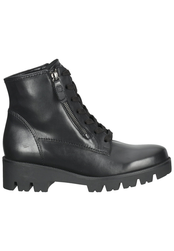Stiefeletten Gabor Stiefelette Glattleder Schwarz