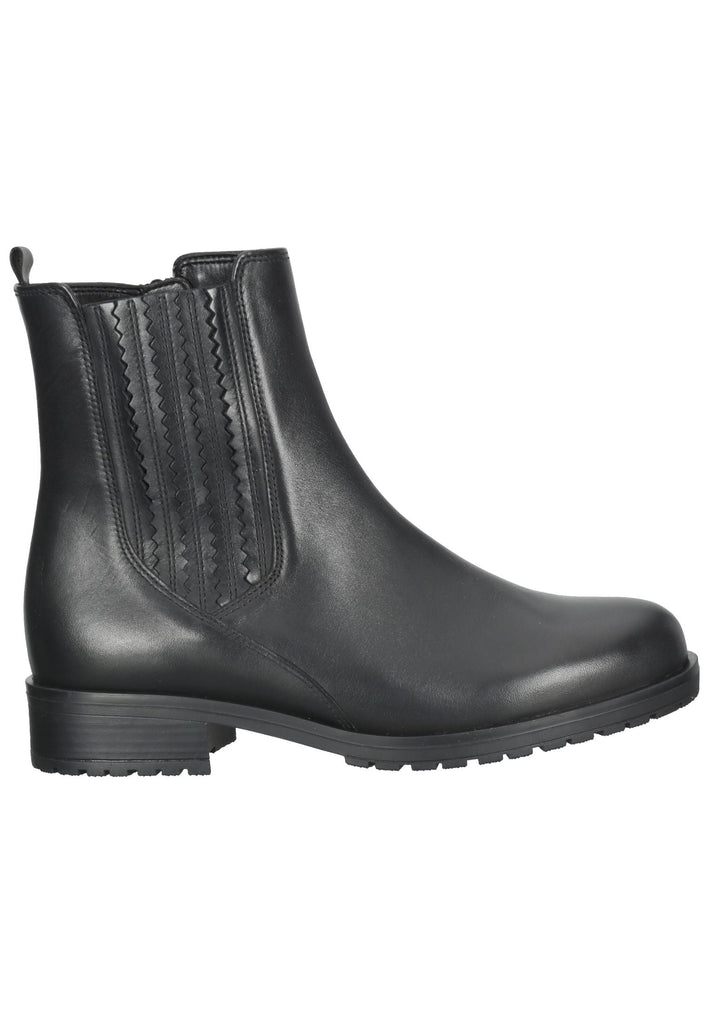 Stiefeletten Gabor Stiefelette Glattleder Schwarz