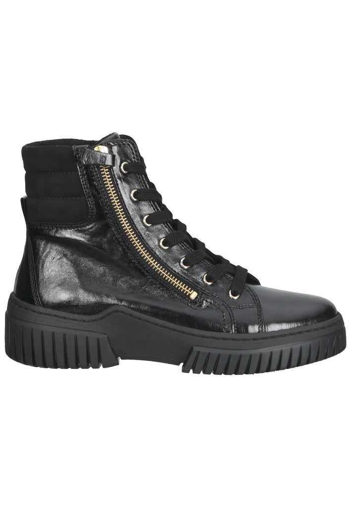 Stiefeletten Gabor Stiefelette Glattleder Schwarz